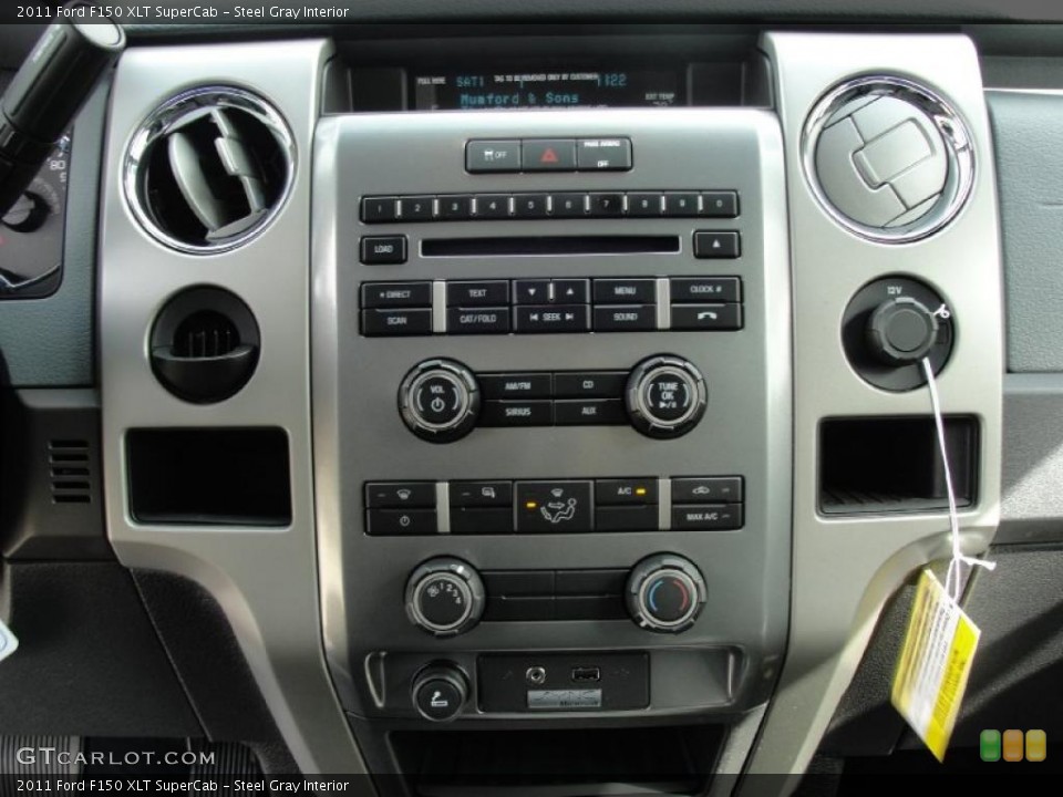 Steel Gray Interior Controls for the 2011 Ford F150 XLT SuperCab #45814737