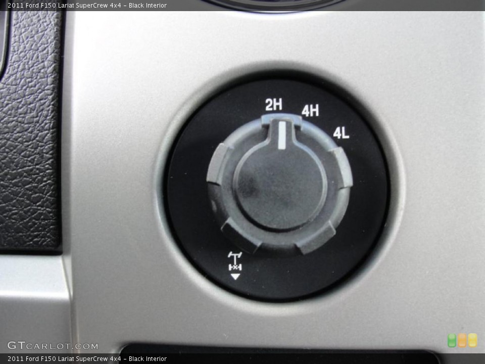 Black Interior Controls for the 2011 Ford F150 Lariat SuperCrew 4x4 #45815769