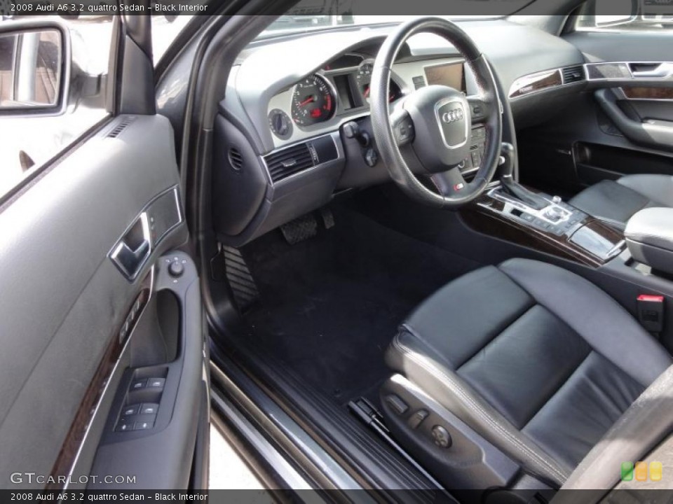 Black Interior Photo for the 2008 Audi A6 3.2 quattro Sedan #45816609