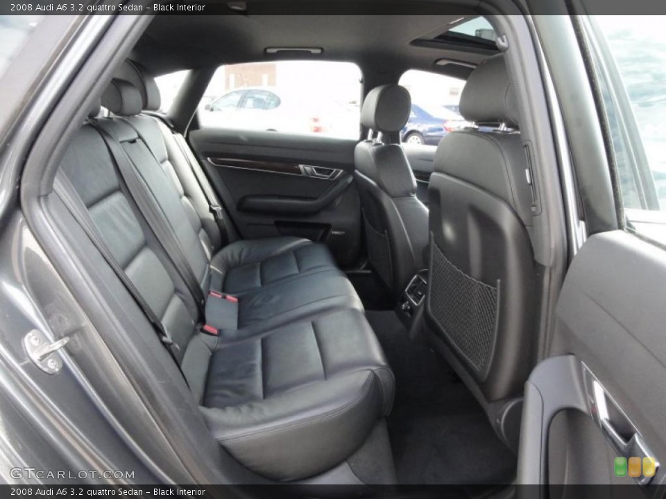 Black Interior Photo for the 2008 Audi A6 3.2 quattro Sedan #45816805