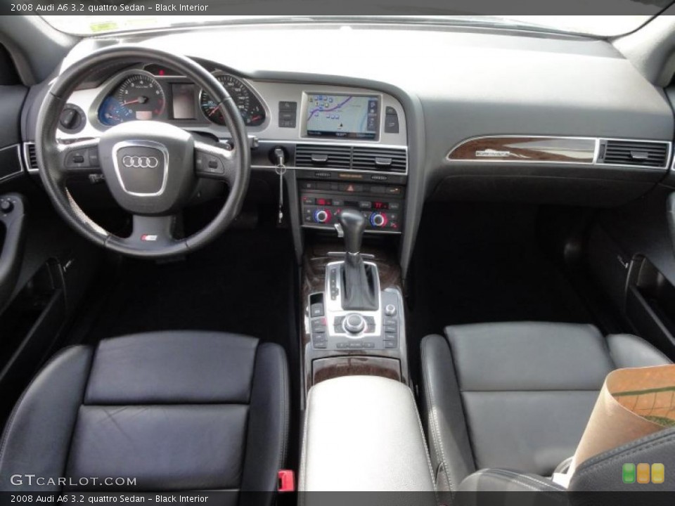 Black Interior Dashboard for the 2008 Audi A6 3.2 quattro Sedan #45816837