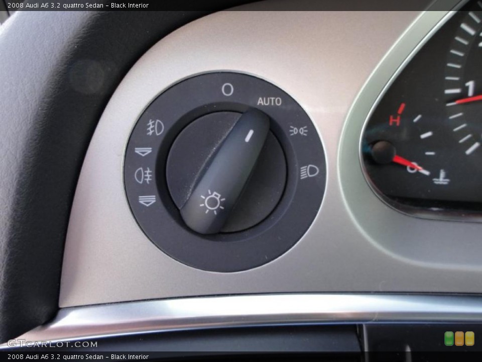 Black Interior Controls for the 2008 Audi A6 3.2 quattro Sedan #45817373
