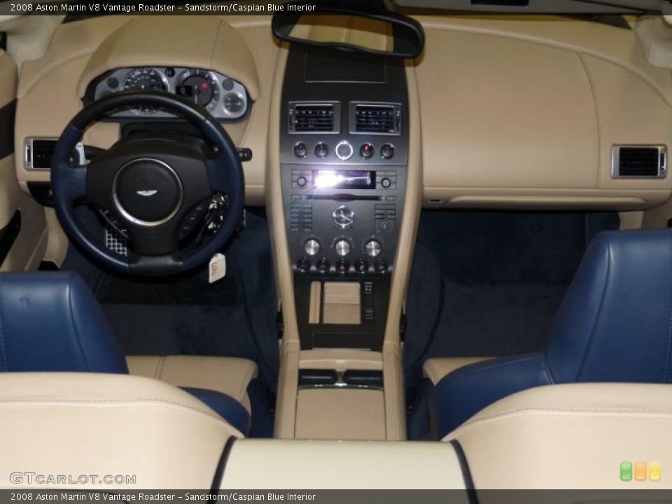 Sandstorm/Caspian Blue Interior Dashboard for the 2008 Aston Martin V8 Vantage Roadster #45818697