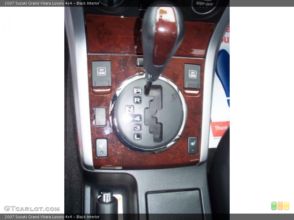 Black Interior Transmission for the 2007 Suzuki Grand Vitara Luxury 4x4 #45819378
