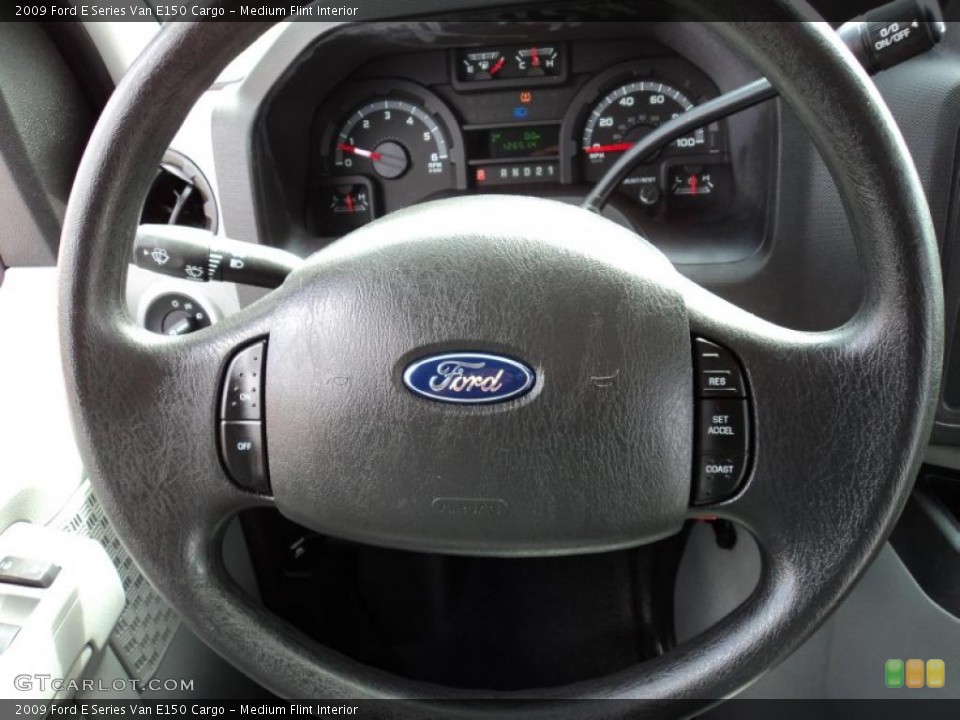 Medium Flint Interior Steering Wheel for the 2009 Ford E Series Van E150 Cargo #45820059