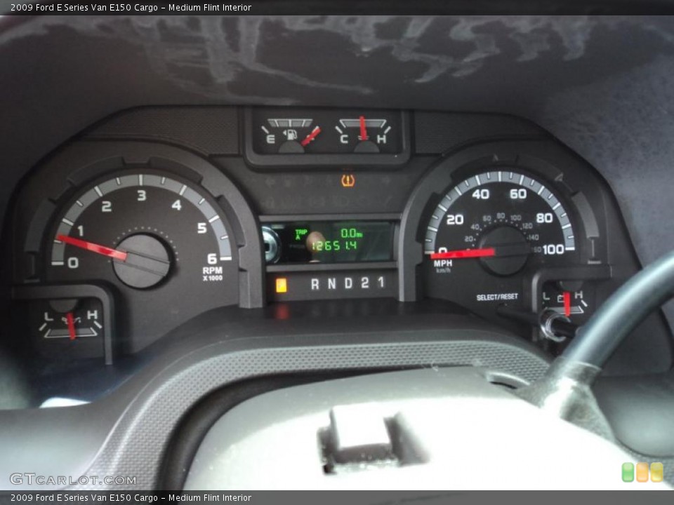 Medium Flint Interior Gauges for the 2009 Ford E Series Van E150 Cargo #45820095