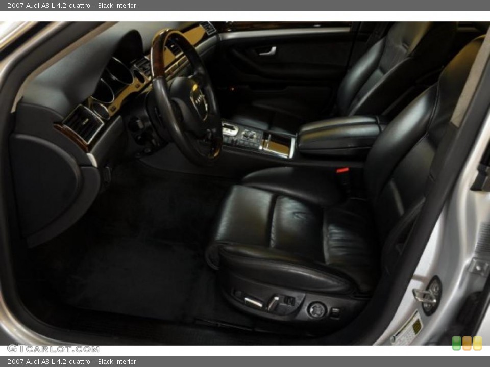 Black Interior Photo for the 2007 Audi A8 L 4.2 quattro #45820601