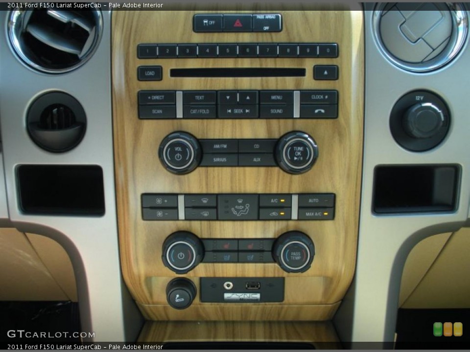 Pale Adobe Interior Controls for the 2011 Ford F150 Lariat SuperCab #45822277