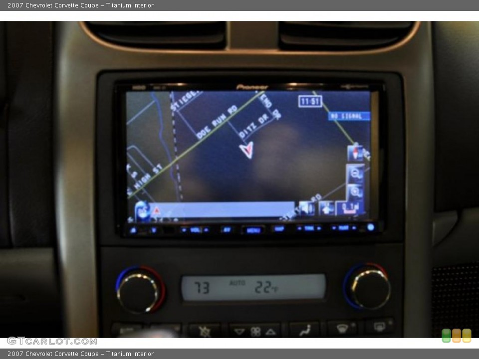 Titanium Interior Navigation for the 2007 Chevrolet Corvette Coupe #45822529