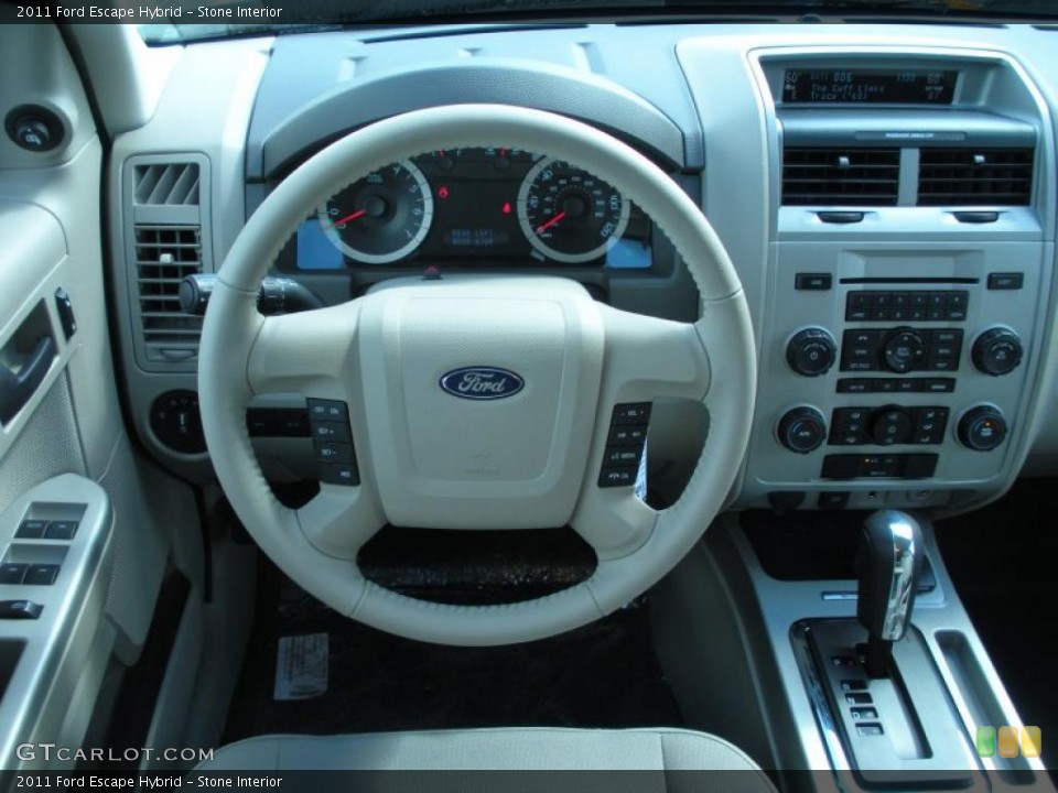 Stone Interior Dashboard for the 2011 Ford Escape Hybrid #45822553