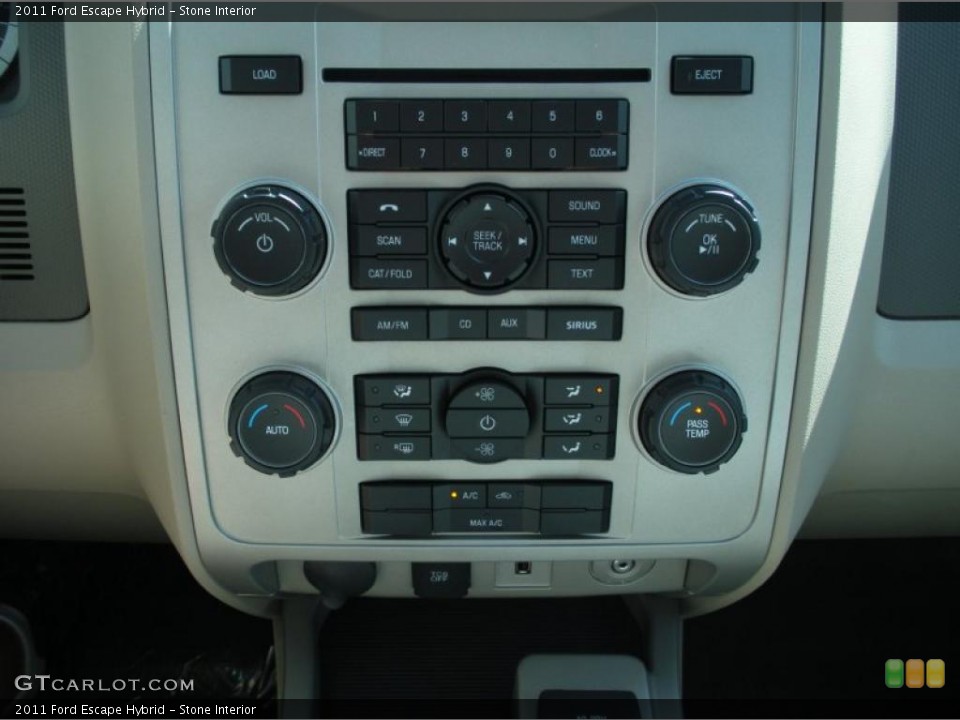 Stone Interior Controls for the 2011 Ford Escape Hybrid #45822561
