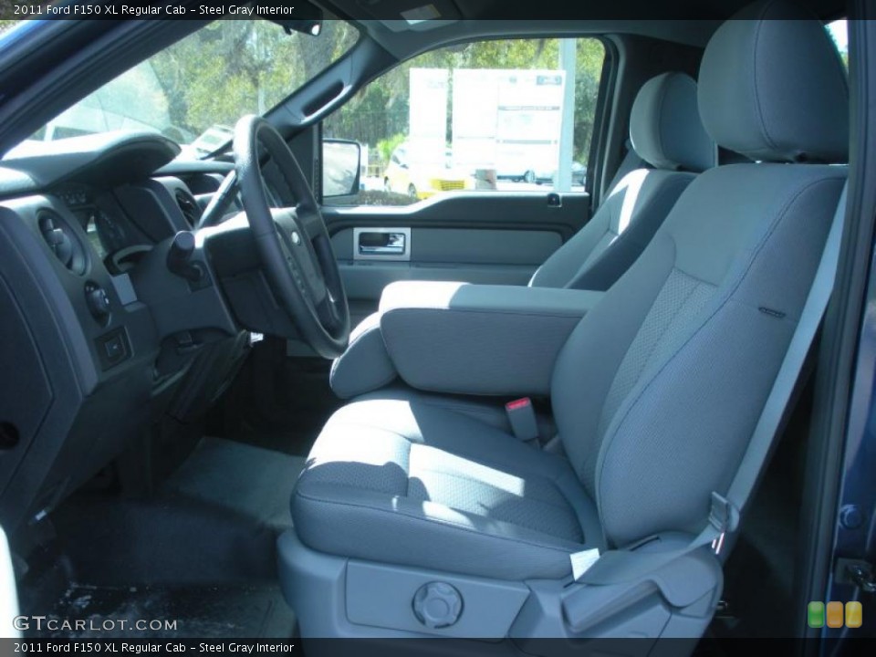 Steel Gray Interior Photo for the 2011 Ford F150 XL Regular Cab #45822785