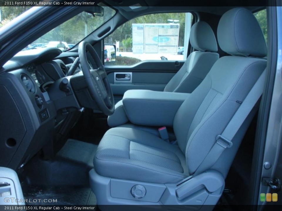 Steel Gray Interior Photo for the 2011 Ford F150 XL Regular Cab #45823237