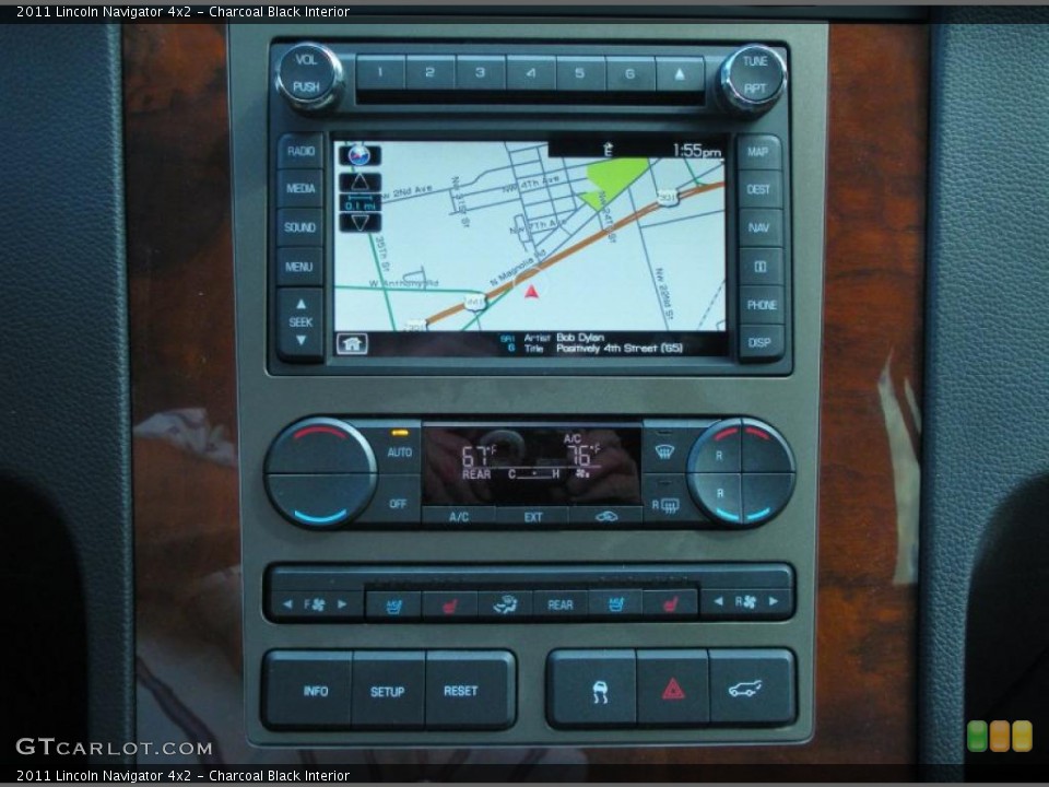 Charcoal Black Interior Navigation for the 2011 Lincoln Navigator 4x2 #45823421