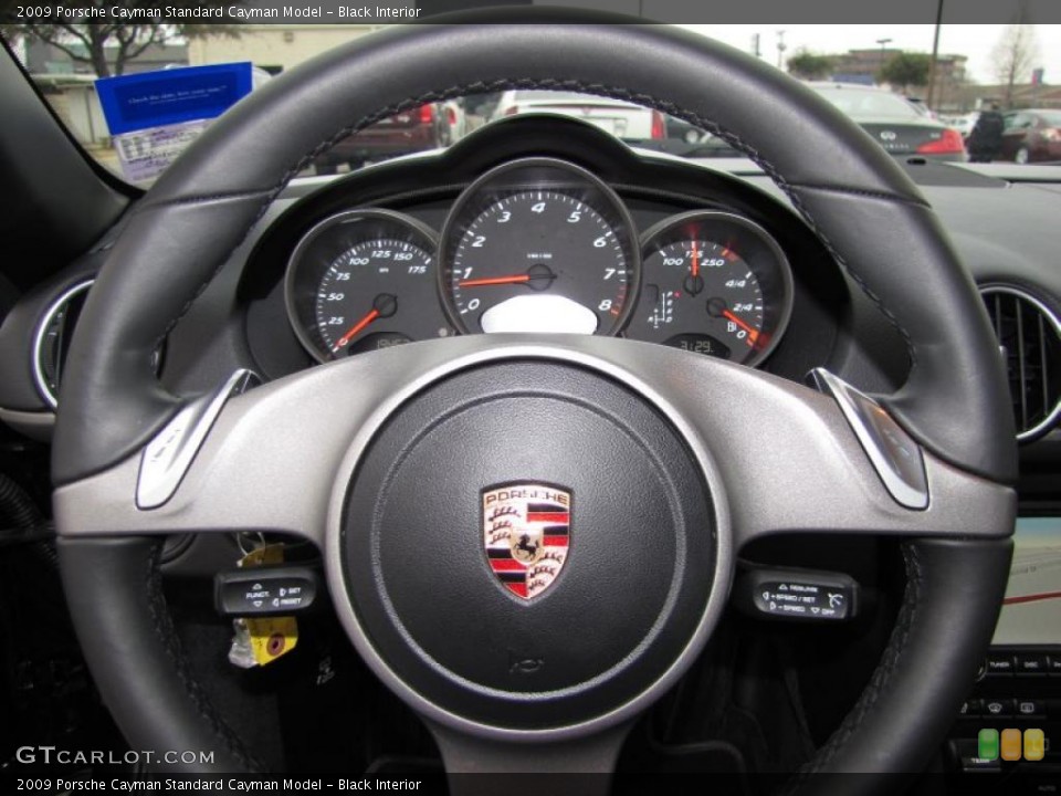 Black Interior Steering Wheel for the 2009 Porsche Cayman  #45827116
