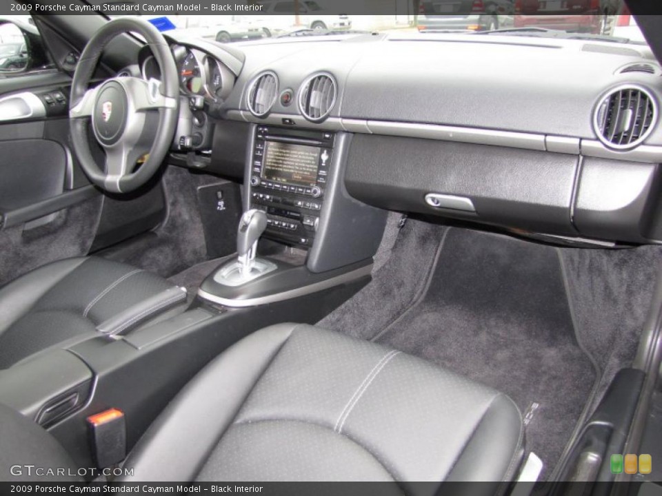 Black Interior Dashboard for the 2009 Porsche Cayman  #45827124