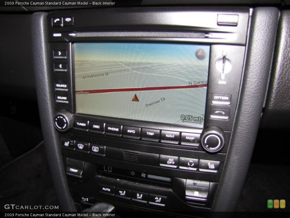 Black Interior Navigation for the 2009 Porsche Cayman  #45827128