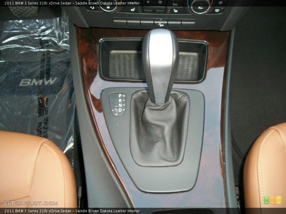 Saddle Brown Dakota Leather Interior Transmission for the 2011 BMW 3 Series 328i xDrive Sedan #45827156