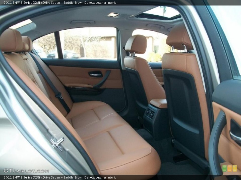Saddle Brown Dakota Leather Interior Photo for the 2011 BMW 3 Series 328i xDrive Sedan #45827176