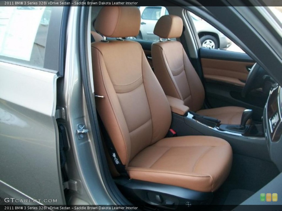 Saddle Brown Dakota Leather Interior Photo for the 2011 BMW 3 Series 328i xDrive Sedan #45827196