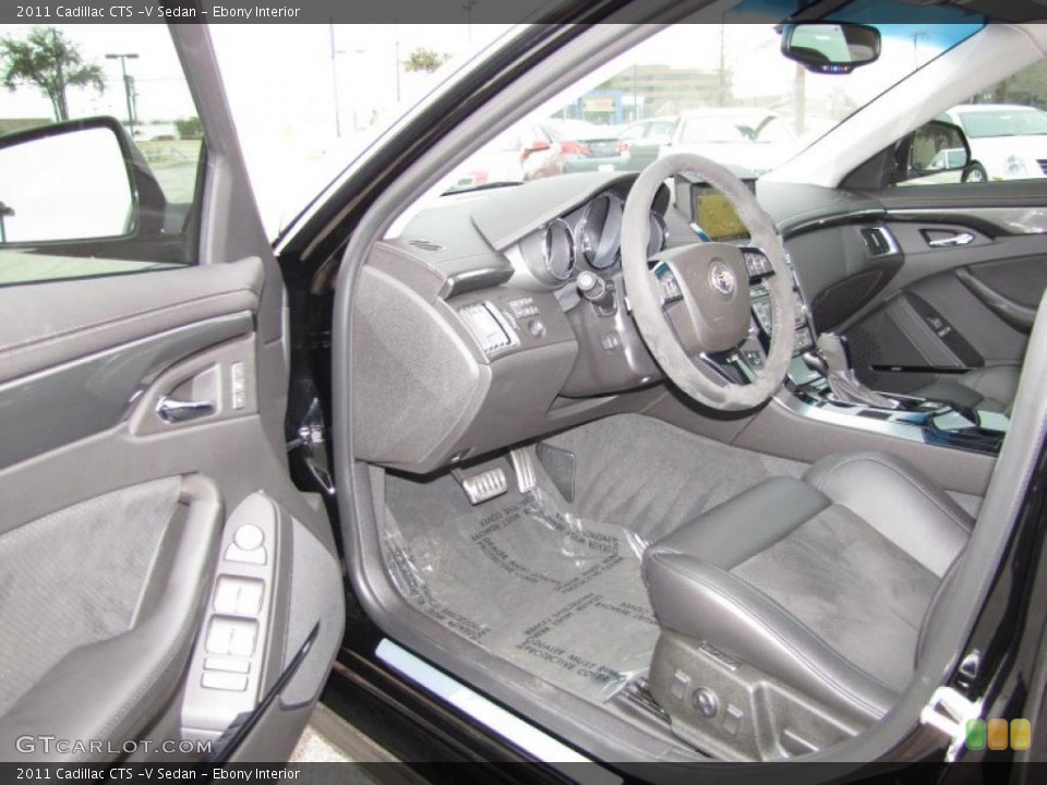 Ebony Interior Photo for the 2011 Cadillac CTS -V Sedan #45827449