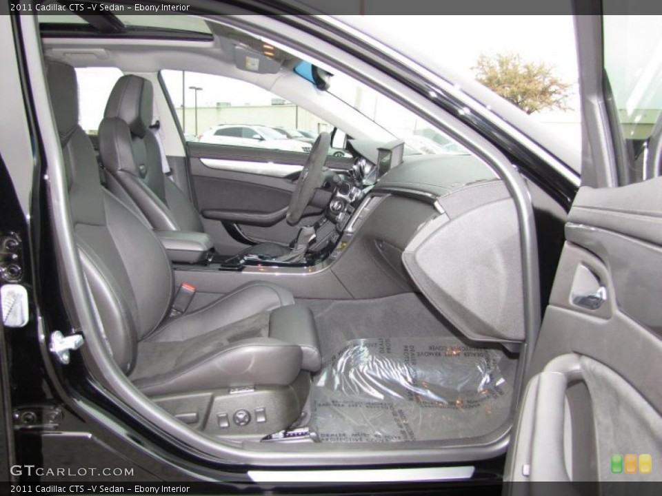 Ebony Interior Photo for the 2011 Cadillac CTS -V Sedan #45827453