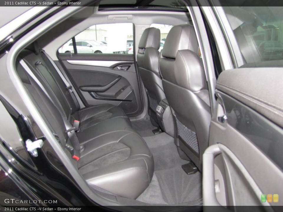 Ebony Interior Photo for the 2011 Cadillac CTS -V Sedan #45827457