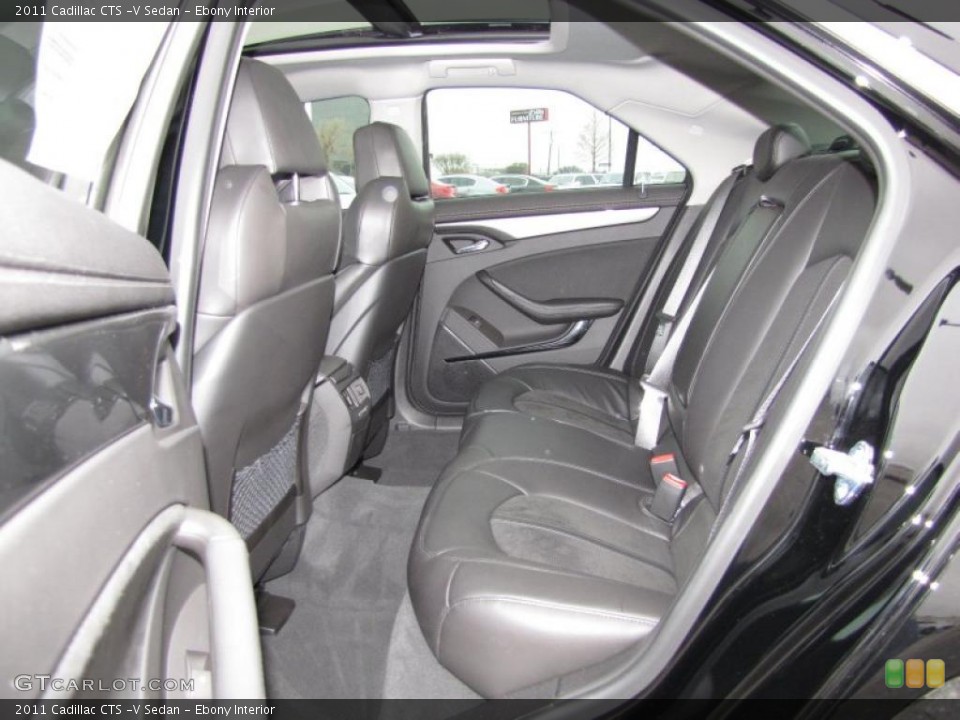 Ebony Interior Photo for the 2011 Cadillac CTS -V Sedan #45827461