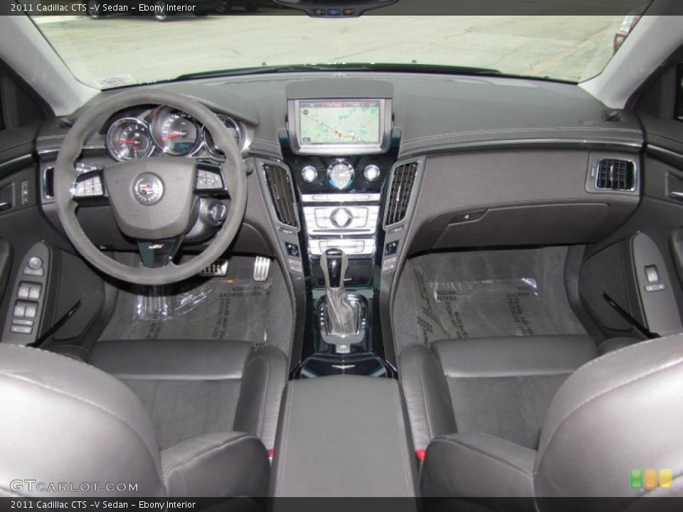 Ebony Interior Dashboard for the 2011 Cadillac CTS -V Sedan #45827469