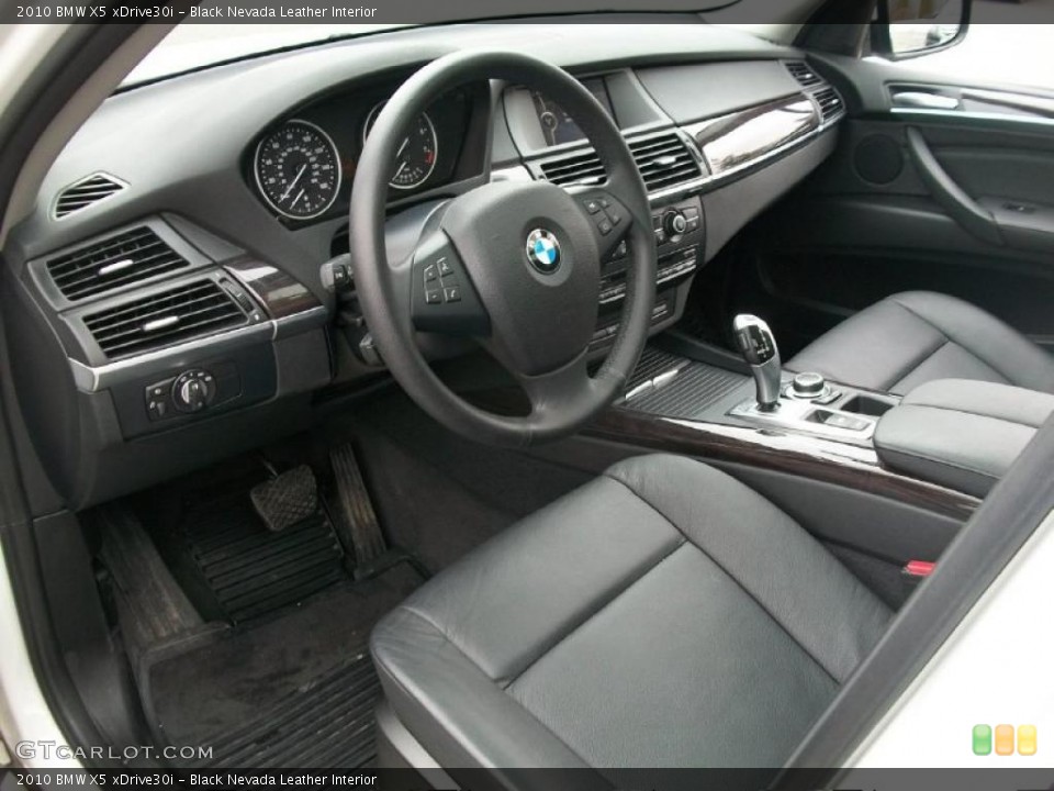 Black Nevada Leather Interior Dashboard for the 2010 BMW X5 xDrive30i #45828205