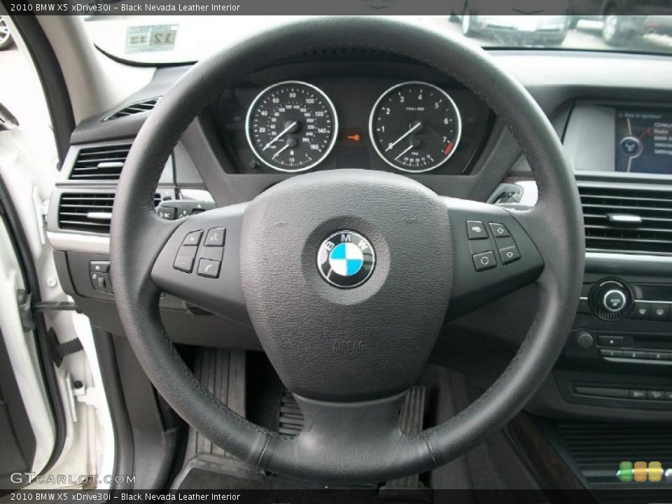 Black Nevada Leather Interior Gauges for the 2010 BMW X5 xDrive30i #45828241