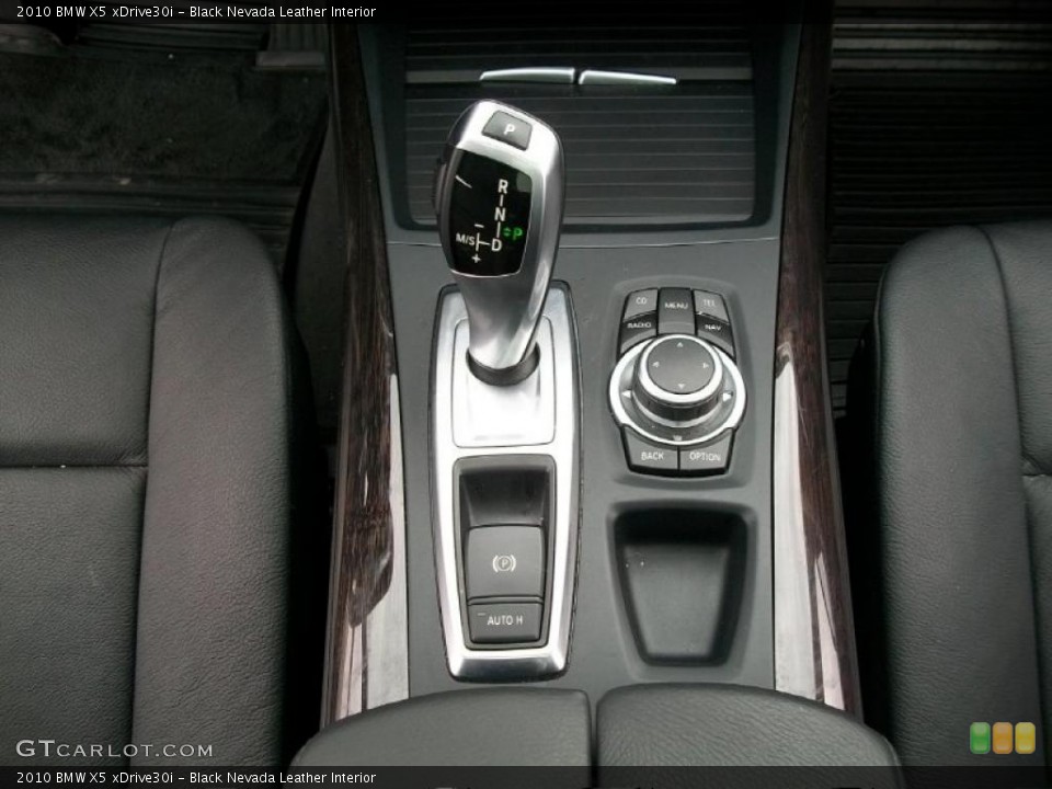 Black Nevada Leather Interior Transmission for the 2010 BMW X5 xDrive30i #45828285