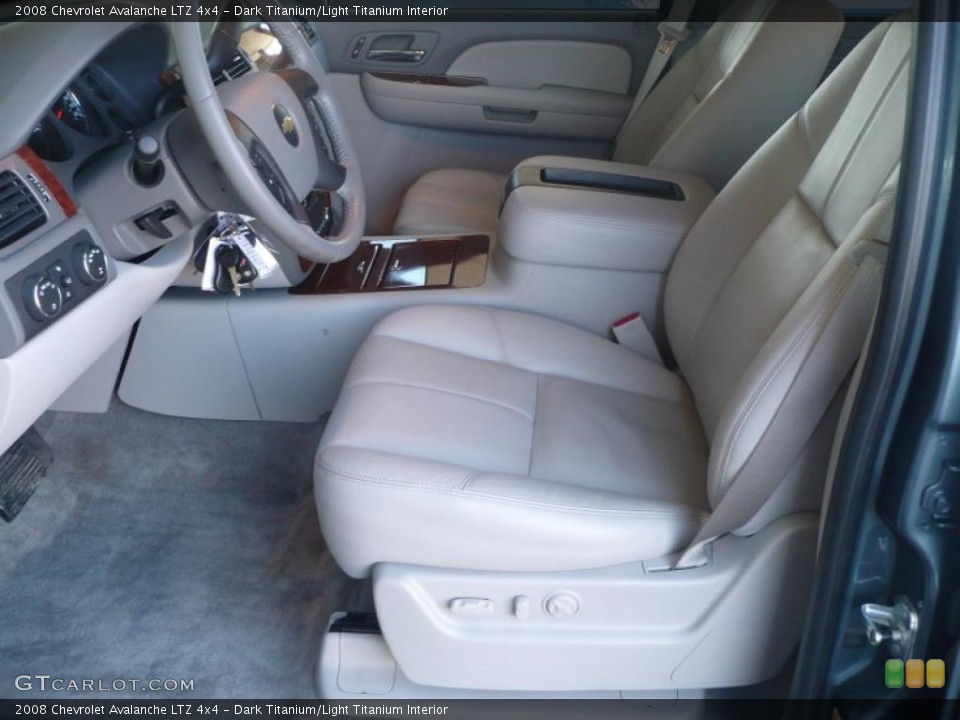 Dark Titanium/Light Titanium Interior Photo for the 2008 Chevrolet Avalanche LTZ 4x4 #45828757