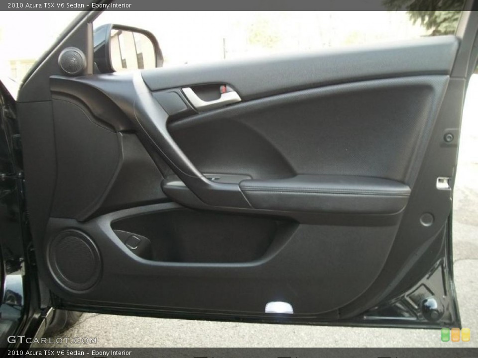 Ebony Interior Door Panel for the 2010 Acura TSX V6 Sedan #45828849