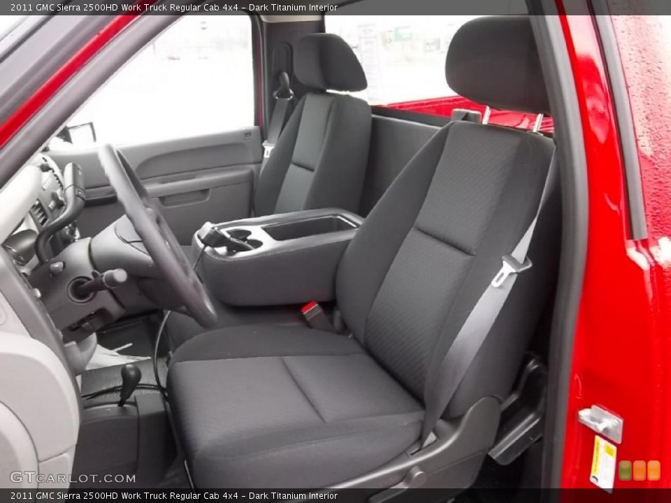 Dark Titanium Interior Photo for the 2011 GMC Sierra 2500HD Work Truck Regular Cab 4x4 #45831026