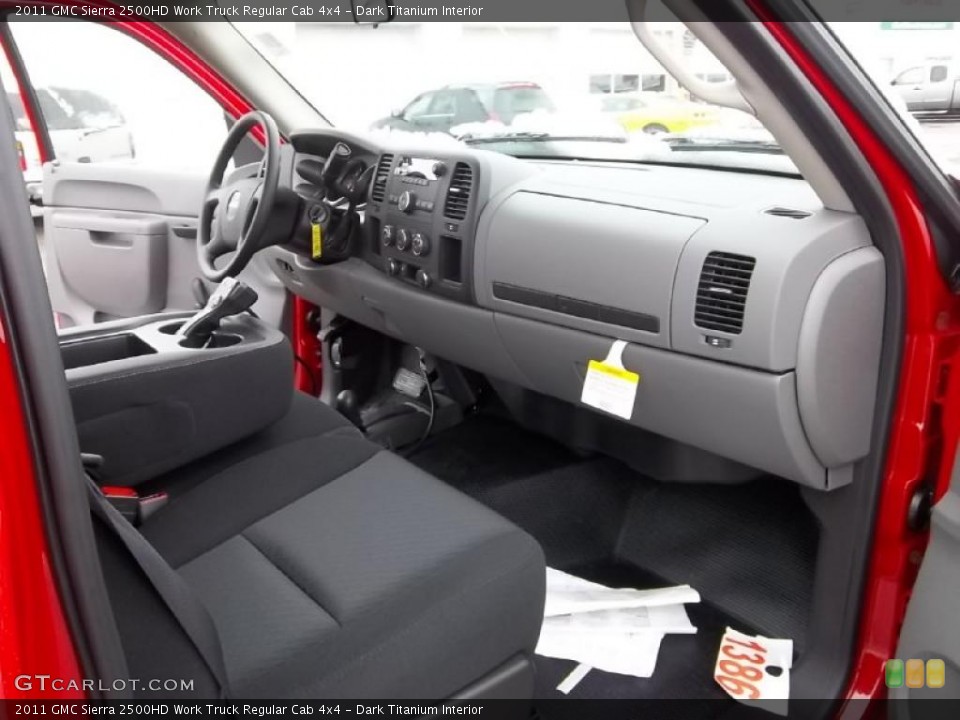 Dark Titanium Interior Photo for the 2011 GMC Sierra 2500HD Work Truck Regular Cab 4x4 #45831110