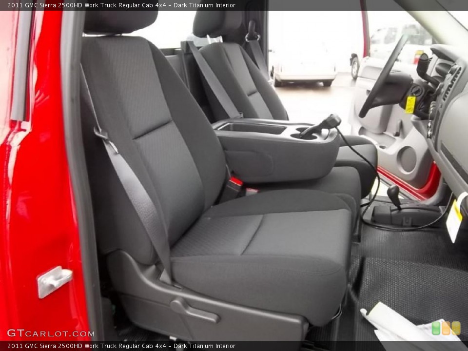 Dark Titanium Interior Photo for the 2011 GMC Sierra 2500HD Work Truck Regular Cab 4x4 #45831118