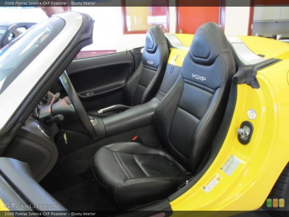 Ebony Interior Photo for the 2008 Pontiac Solstice GXP Roadster #45832126