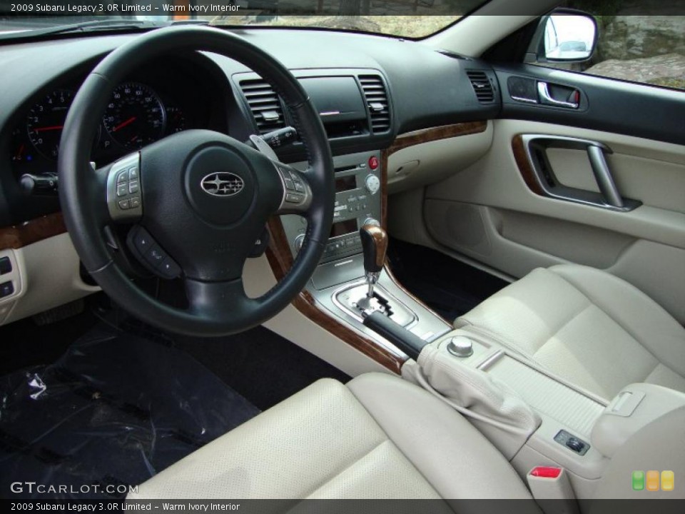 Warm Ivory Interior Prime Interior for the 2009 Subaru Legacy 3.0R Limited #45834859