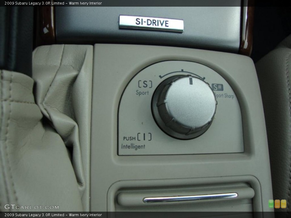 Warm Ivory Interior Controls for the 2009 Subaru Legacy 3.0R Limited #45834927