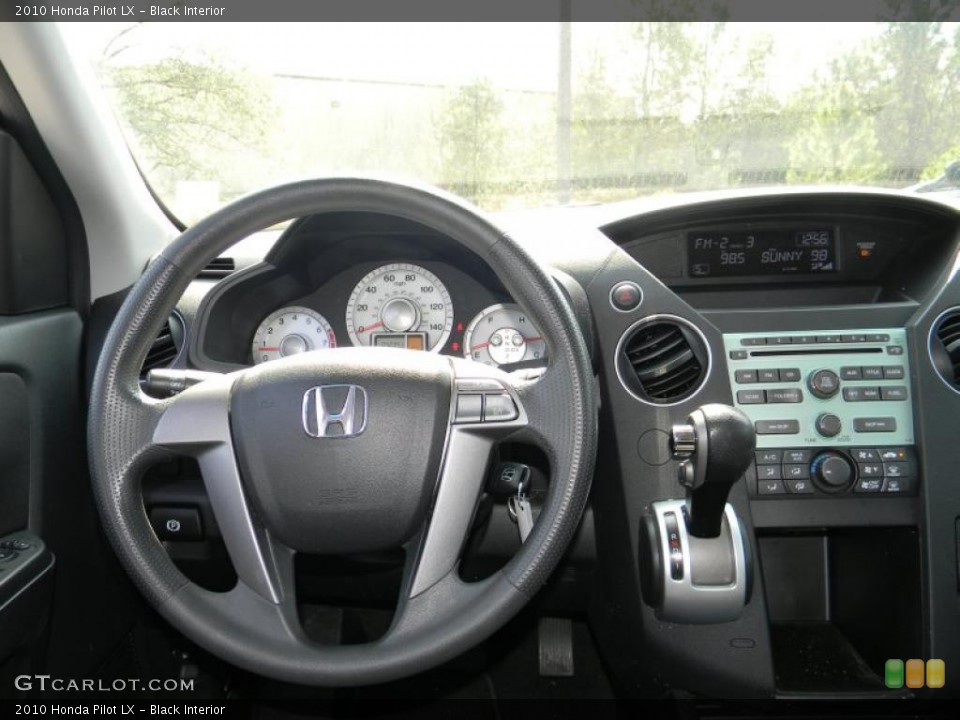 Black Interior Dashboard for the 2010 Honda Pilot LX #45840620