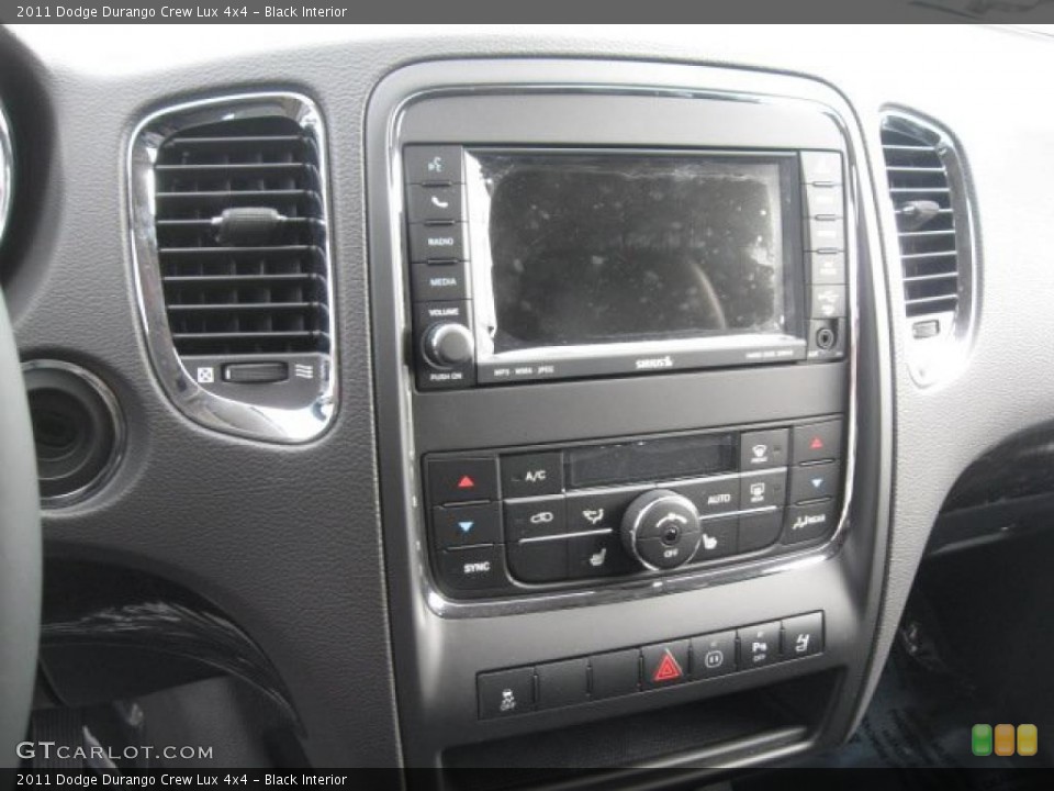 Black Interior Controls for the 2011 Dodge Durango Crew Lux 4x4 #45843344