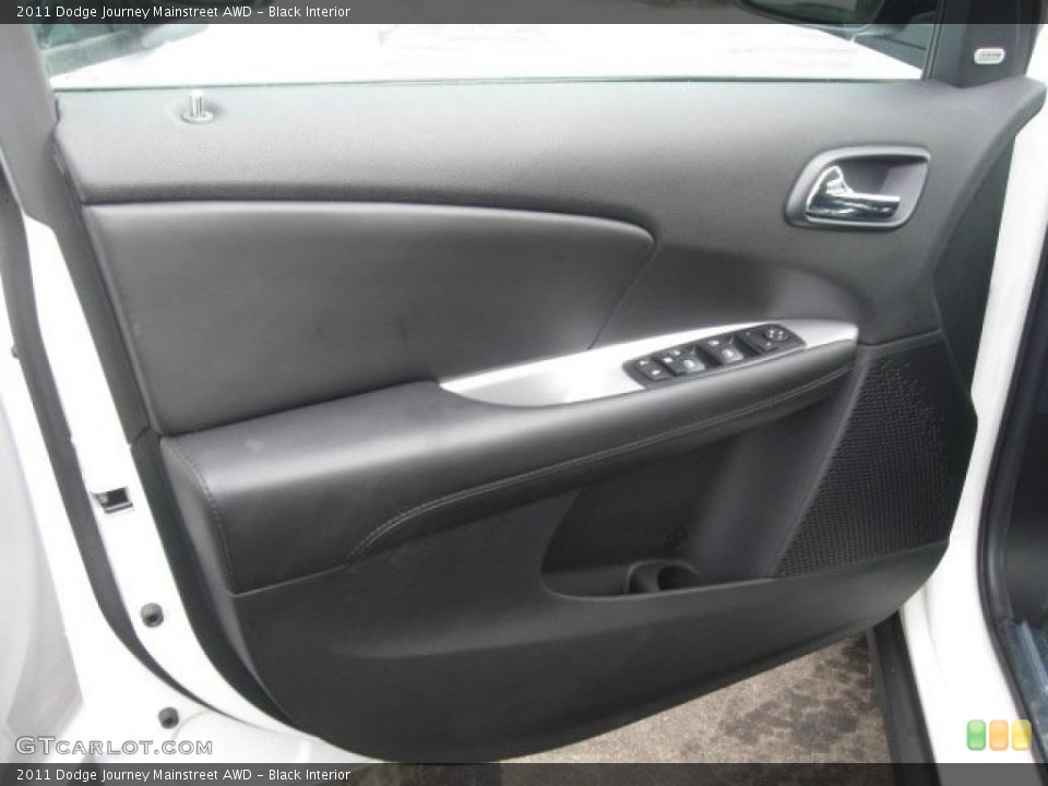 Black Interior Door Panel for the 2011 Dodge Journey Mainstreet AWD #45843412