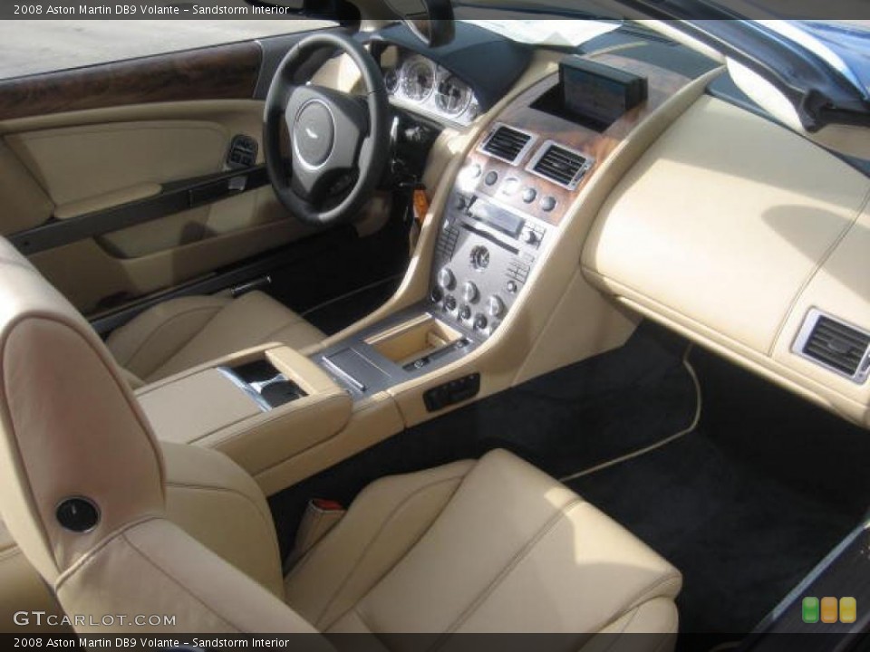 Sandstorm Interior Photo for the 2008 Aston Martin DB9 Volante #45844228