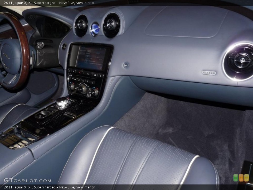 Navy Blue/Ivory Interior Photo for the 2011 Jaguar XJ XJL Supercharged #45844353