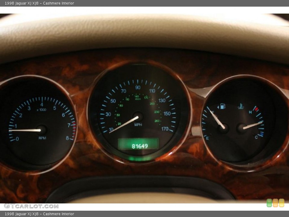 Cashmere Interior Gauges for the 1998 Jaguar XJ XJ8 #45844664