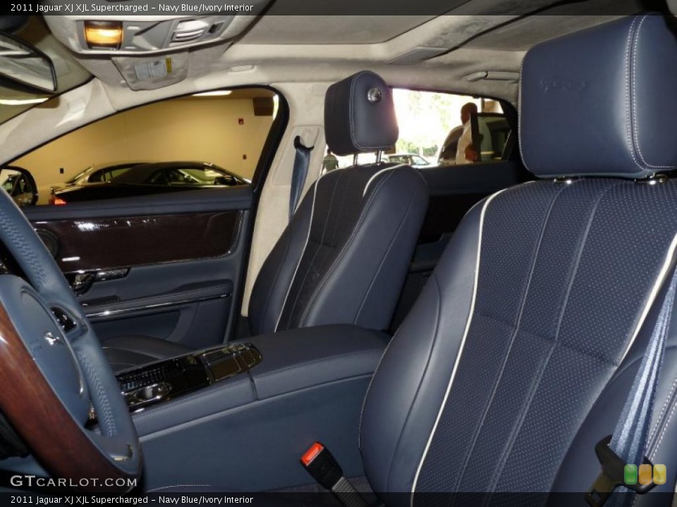 Navy Blue/Ivory Interior Photo for the 2011 Jaguar XJ XJL Supercharged #45844764