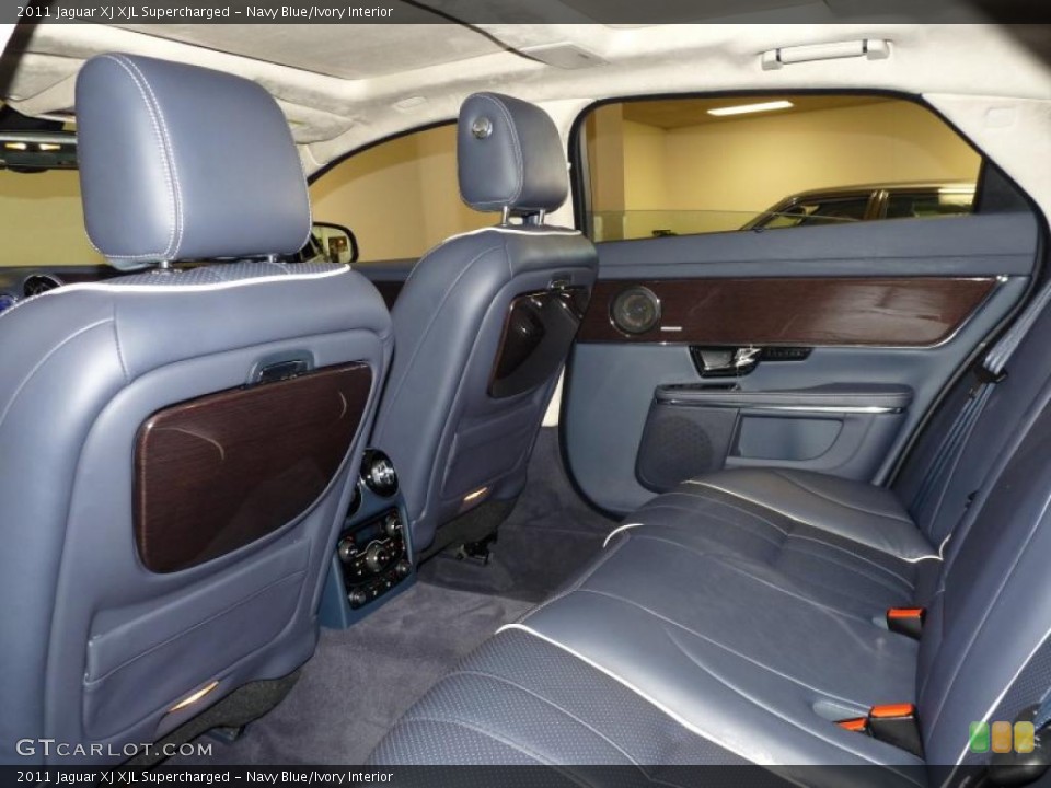 Navy Blue/Ivory Interior Photo for the 2011 Jaguar XJ XJL Supercharged #45844800