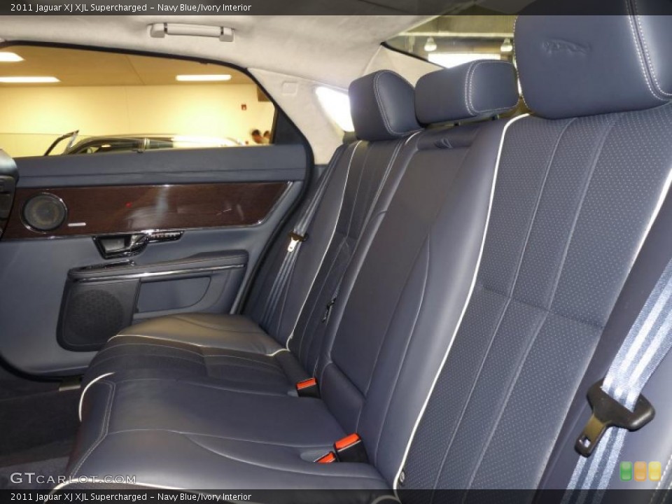 Navy Blue/Ivory Interior Photo for the 2011 Jaguar XJ XJL Supercharged #45844812