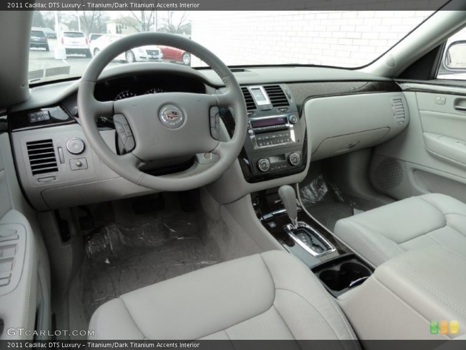Titanium/Dark Titanium Accents Interior Dashboard for the 2011 Cadillac DTS Luxury #45846944